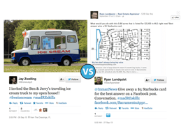 Ben & Jerry's ice cream truck vs. Facebook gift card 