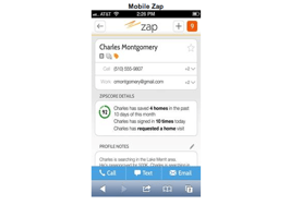 ZipRealty debuts mobile-optimized version of 'Zap' CRM