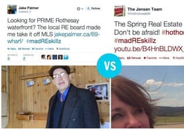 Ironic listing vs. spring pump-up video