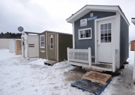 Ice fishing shack kicked out of MLS, but still generating publicity for agent