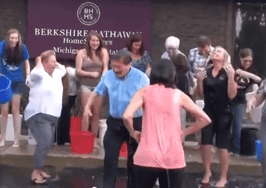 Real estate embraces ALS 'ice bucket challenge'
