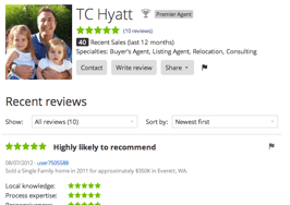 Agent reviews helping Zillow become Google for real estate