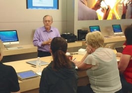 At 72, agent proves age no barrier to technology