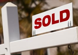 A sold sign