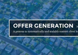 Free yourself from lead gen by focusing on 'offer generation'