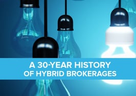 A 30-year history of hybrid brokerages