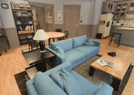 Seinfeld's virtual apartment