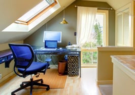 A lovely home office space in a Seattle home