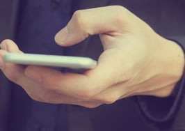 A man using his cell phone