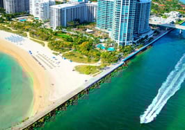 Which Latin American country searches for South Florida real estate the most?