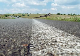 A low-angle view of a raod