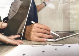 A man giving a presentation