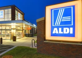 An Aldi's supermarket from outside