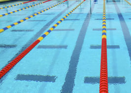 Competition swimming lanes