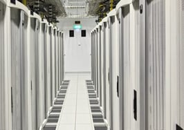 A row of computer servers
