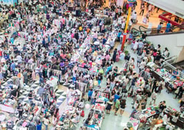 A crowded marketplace