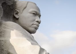 A statue of Dr. Martin Luther King, Jr.