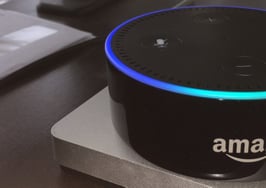 An Amazon Echo Dot