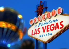 A Las Vegas sign