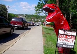 How one agent used a T-rex costume to generate real estate business