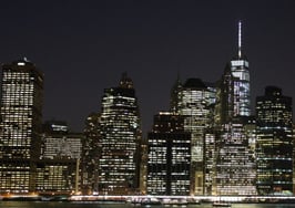 The New York City skyline as of 2015.