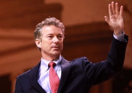 Sen. Rand Paul waves