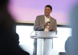Compass CEO Robert Reffkin speaks in Chicago