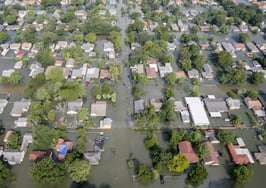 Hurricane Harvey damage in Port Arthur, Texas