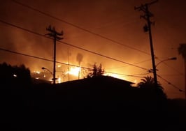 Ventura fires captured by Kevin Paffrath