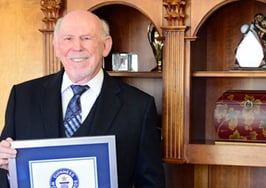 Ben Caballero accepts Guinness World Record for Real Estate
