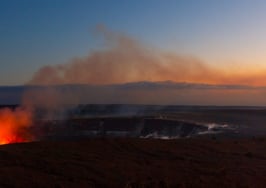 Kilauea volcano eruption in Hawaii