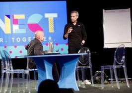 Gary Keller (R) and Brad Inman (L) at ICSF 2018