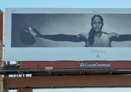 Kris Lindahl's billboards are making headlines again