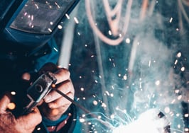 factory welder worker working industrial industry
