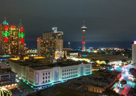 San Antonio skyline at night