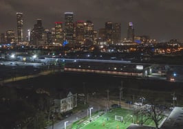 Houston at night