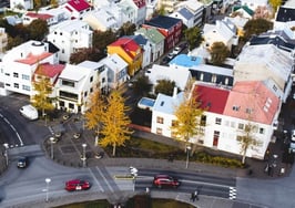 Homes houses town