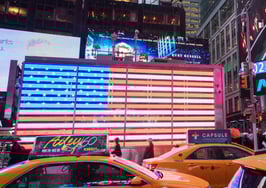 NASDAQ stock exchange in Times Square, New York City