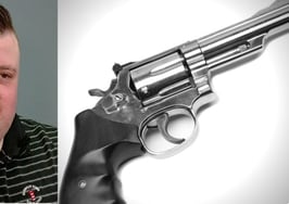 Agents with concealed carry permits restrain armed intruder