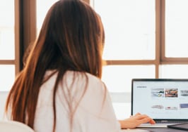 Women staring at laptop computer screen