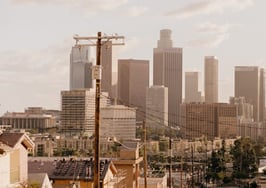 Los Angeles buildings skyline California