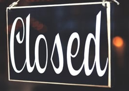 Closed sign