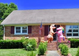 Unicorn and dinosaur steal the show in Kentucky home's listing photos