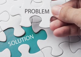 Puzzle piece removed to reveal the solution