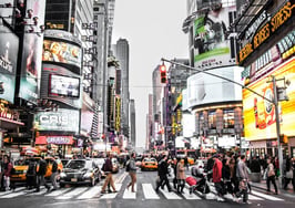 new york city times square crosswalk