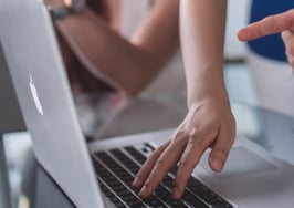 Women working on a laptop