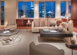 Luxury apartment living room