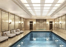 indoor pool in luxury home