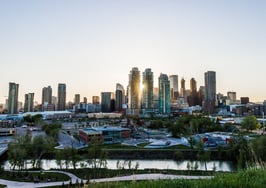 cityscape on horizon