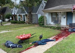 A Halloween display was so realistic police were called — multiple times